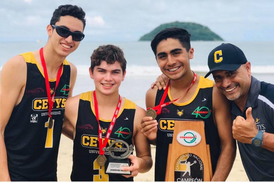 CETYS obtiene histórico tetracampeonato nacional de voleibol de playa