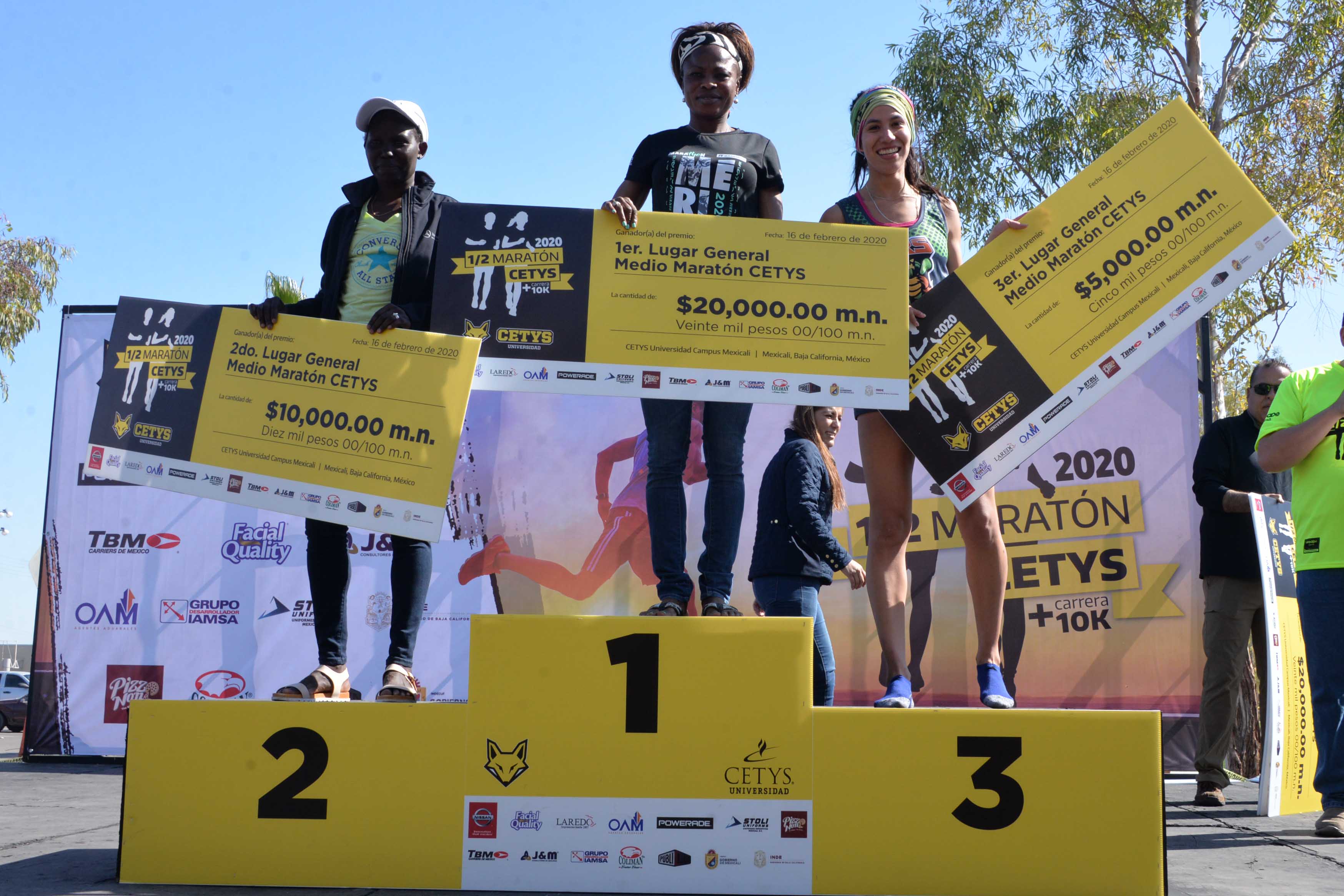 Wanyoike y Akor son los ganadores del Medio Maratón del CETYS