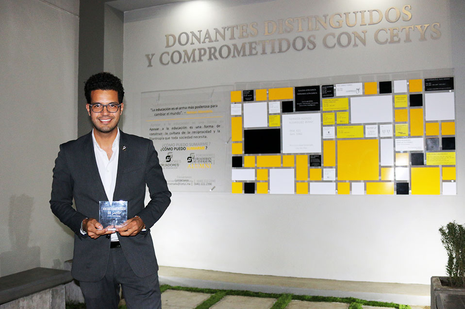 Christian Mares, orgulloso y comprometido con la comunidad CETYS