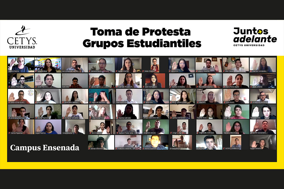 Nuevos líderes estudiantiles de Profesional toman protesta