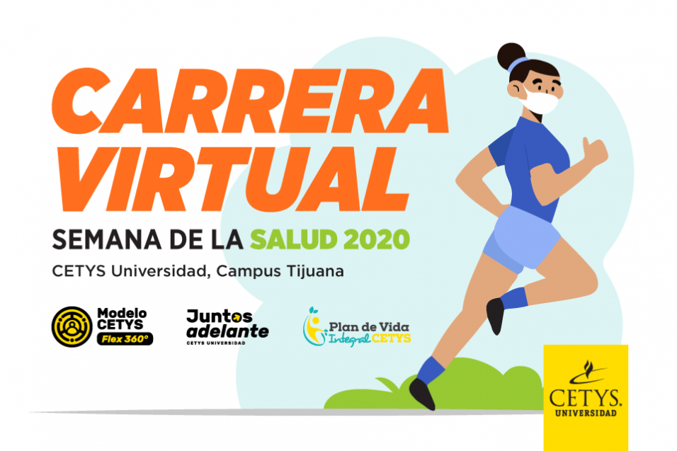 Comunidad CETYS responde a Carrera Virtual durante Semana de la Salud