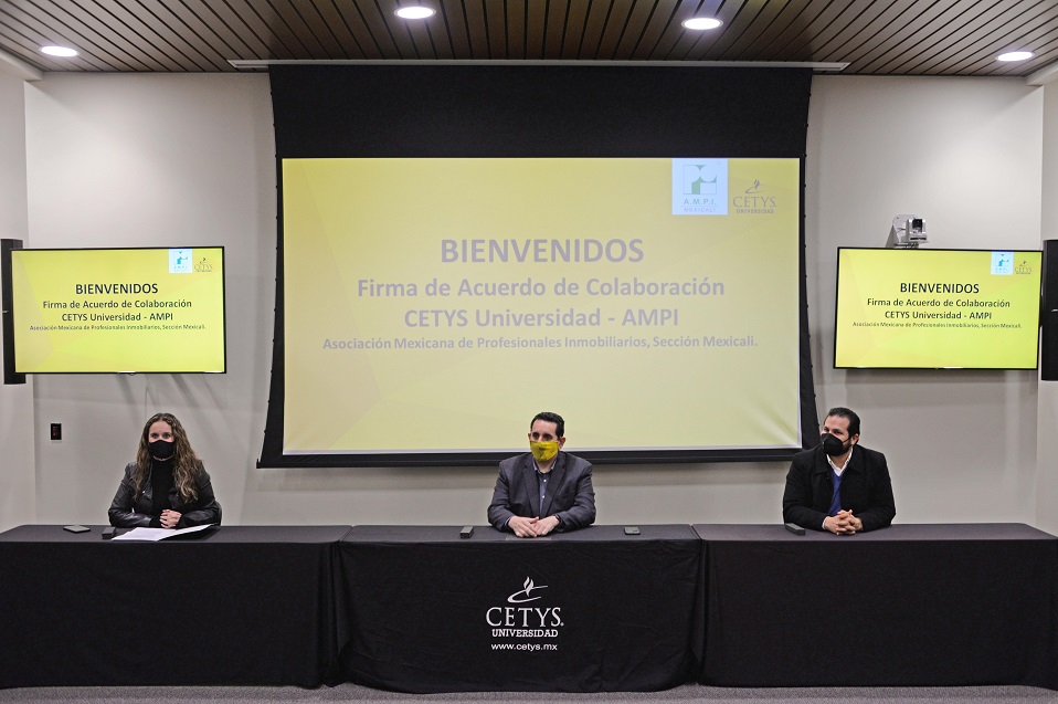 CETYS Universidad Campus Mexicali y la AMPI firman convenio de colaboración