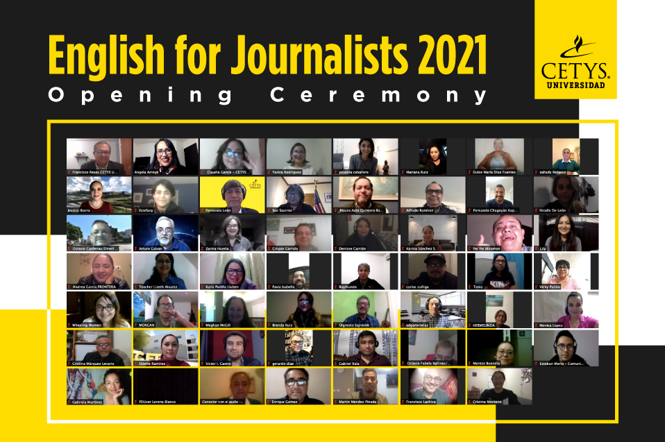 Da comienzo el Journalists English Course 2021 para periodistas de BC y BCS