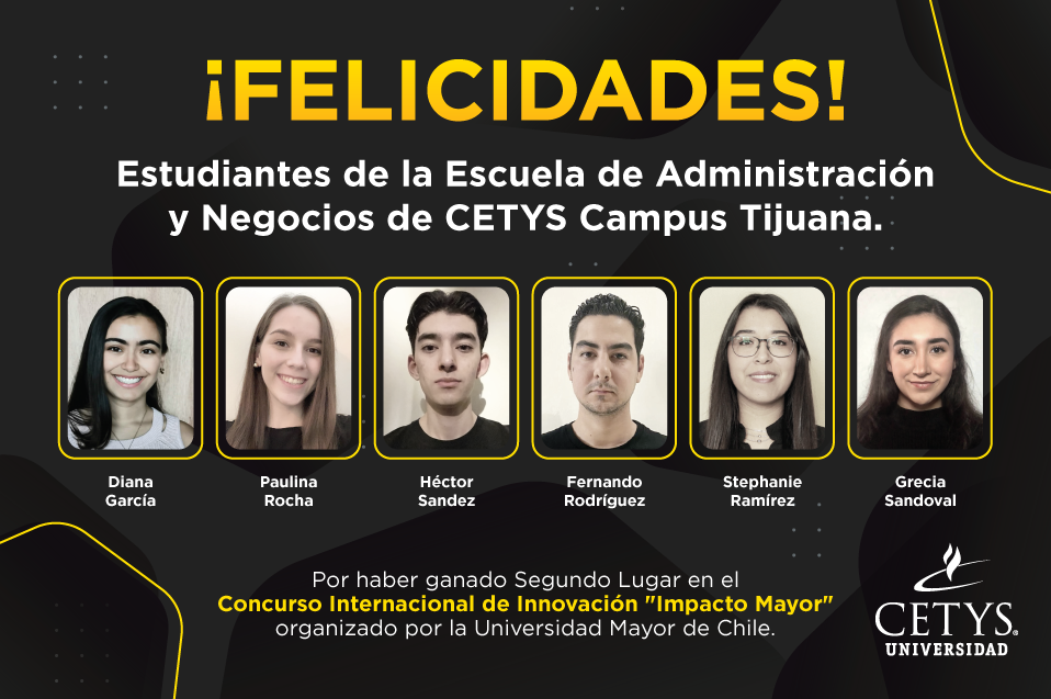 Alumnos de CETYS Tijuana ganan 2do. lugar en competencia de universidad chilena buscando atender cambio climático