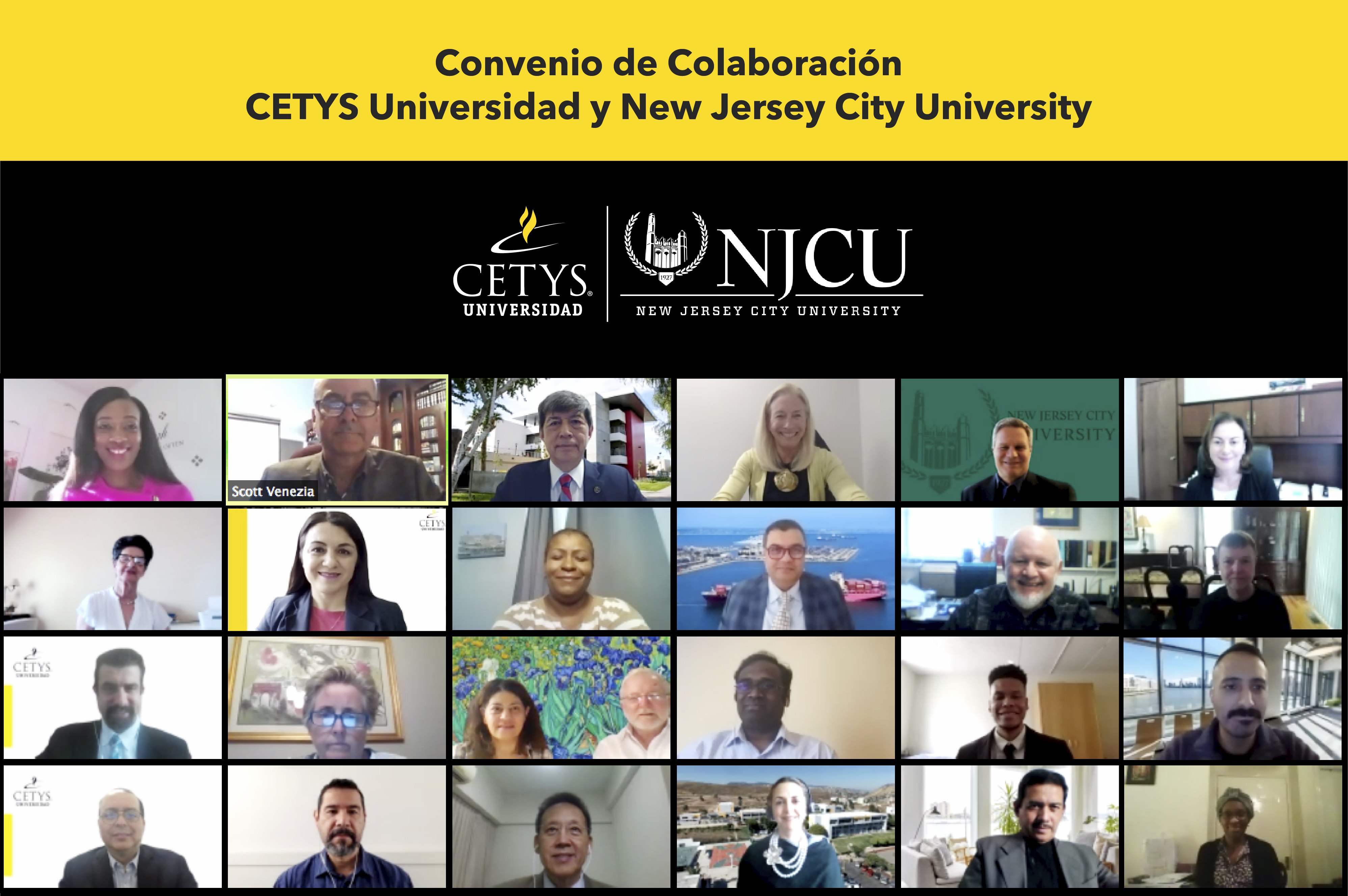 Fomenta colaboración internacional CETYS Universidad con New Jersey City University en EUA