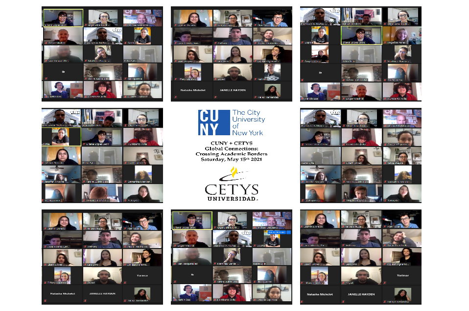 Debaten sobre temas internacionales estudiantes de B.C. y Nueva York durante sesión virtual de CETYS y CUNY
