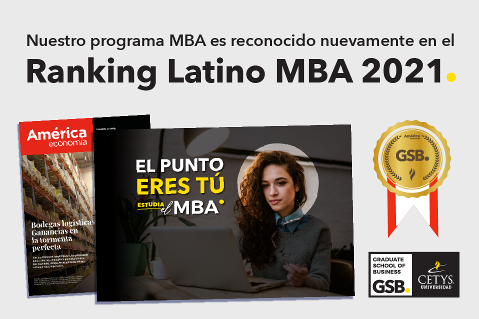 Reconoce el Ranking MBA Latino 2021 al CETYS Graduate School of Business