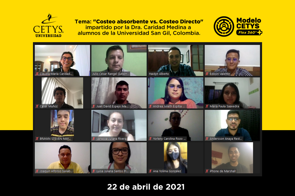 Imparte docente de CETYS clase virtual en universidad extranjera como invitada de Link Class de CLADEA