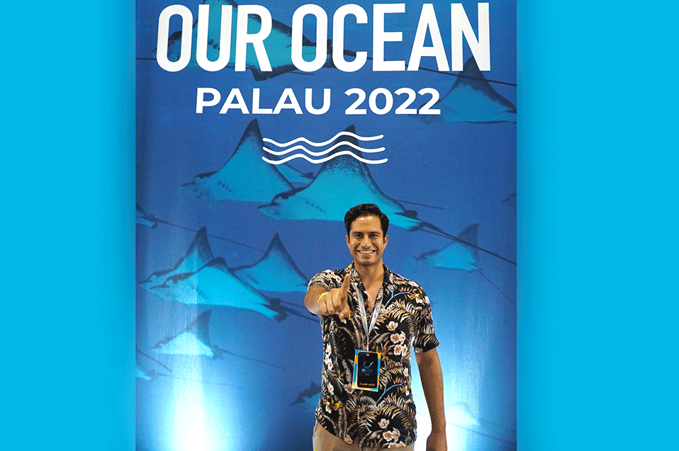 Egresado de CETYS Tijuana, Orlando Anaya, representa a juventud global en Our Ocean Conference 2022