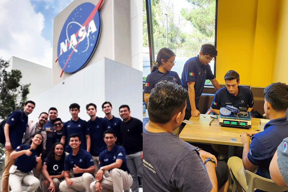 Estudiantes visitan NASA y compitieron en EUA con rover que mide contaminación