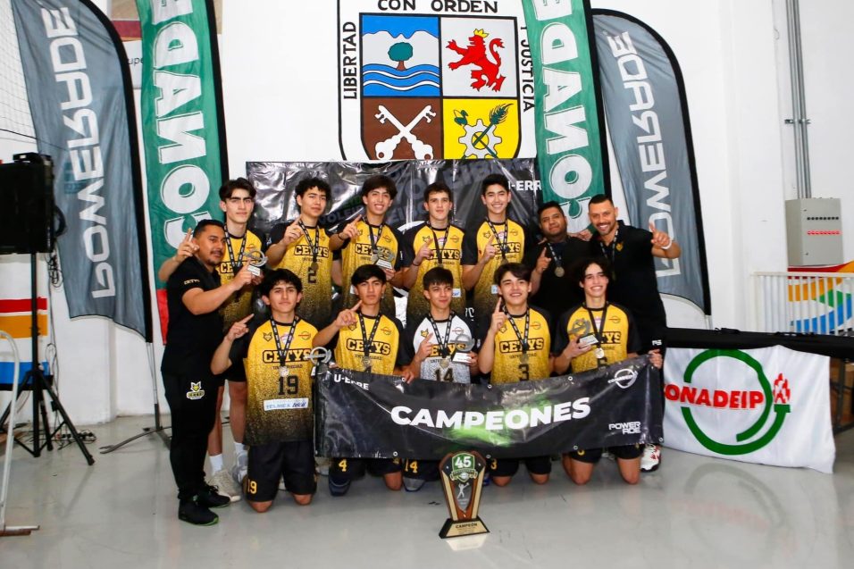 Con paso perfecto, Zorros Varonil es Campeón Nacional Juvenil C de Voleibol