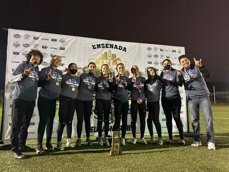 Zorros Ensenada, campeonas de la Liga TJ Futbol Flag