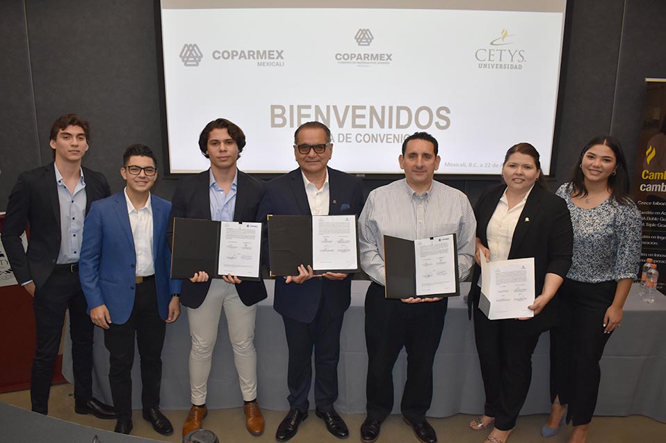 CETYS Universidad y Coparmex Mexicali firman convenio de colaboración