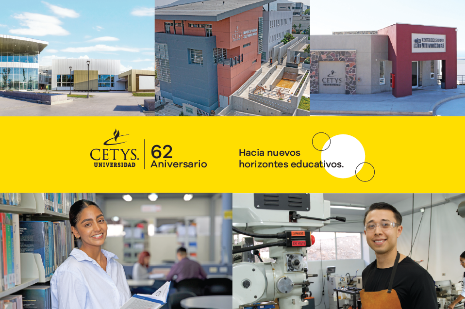 ¡Celebra con nosotros el 62 Aniversario de CETYS!