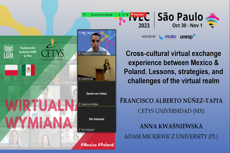 Participa docente-investigador de CETYS Universidad en el International Virtual Exchange Conference 2023
