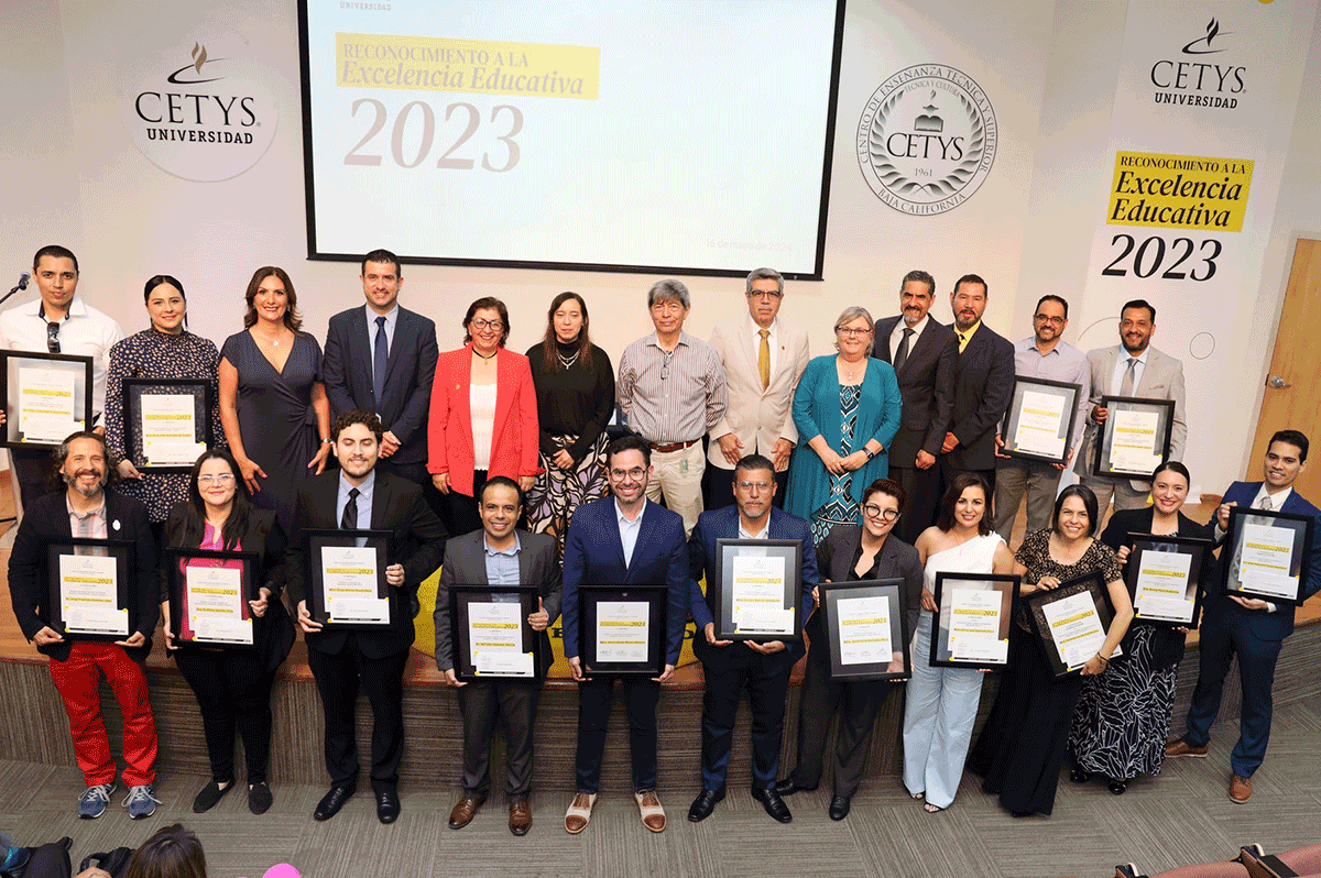 [Galería] Académicos de CETYS reciben distinción a la Excelencia Educativa 2023 por docencia, investigación y vinculación