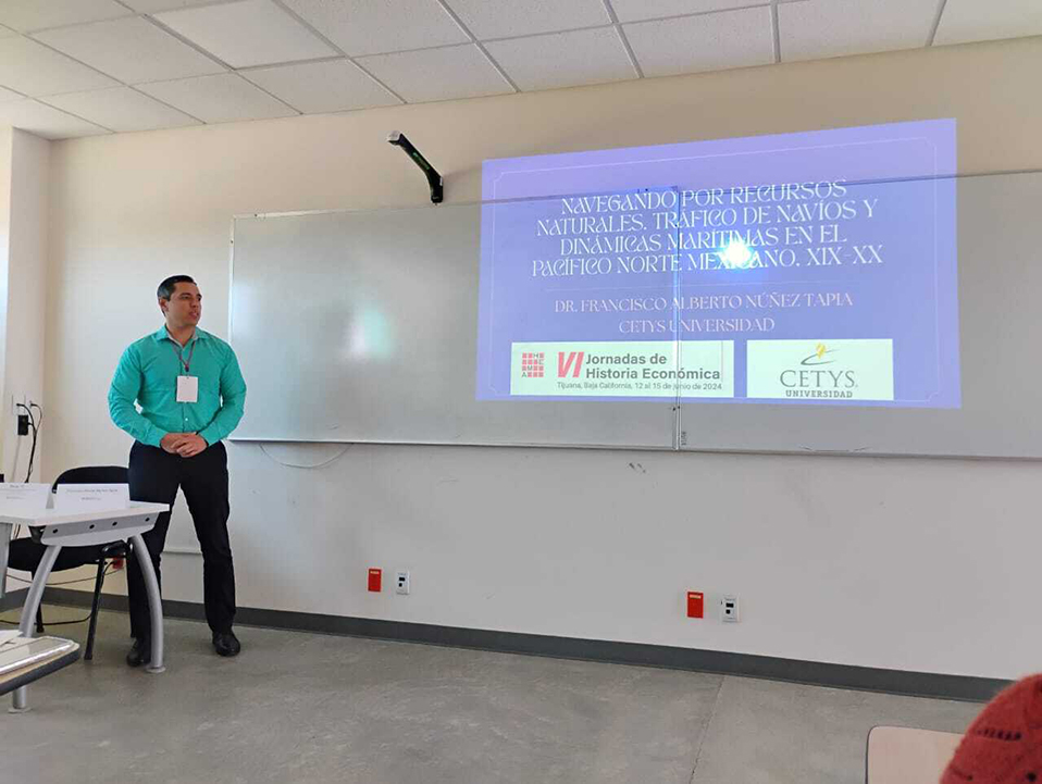 Profesor de CETYS explora enoturismo y dinámicas marítimas en las VI Jornadas de Historia Económica