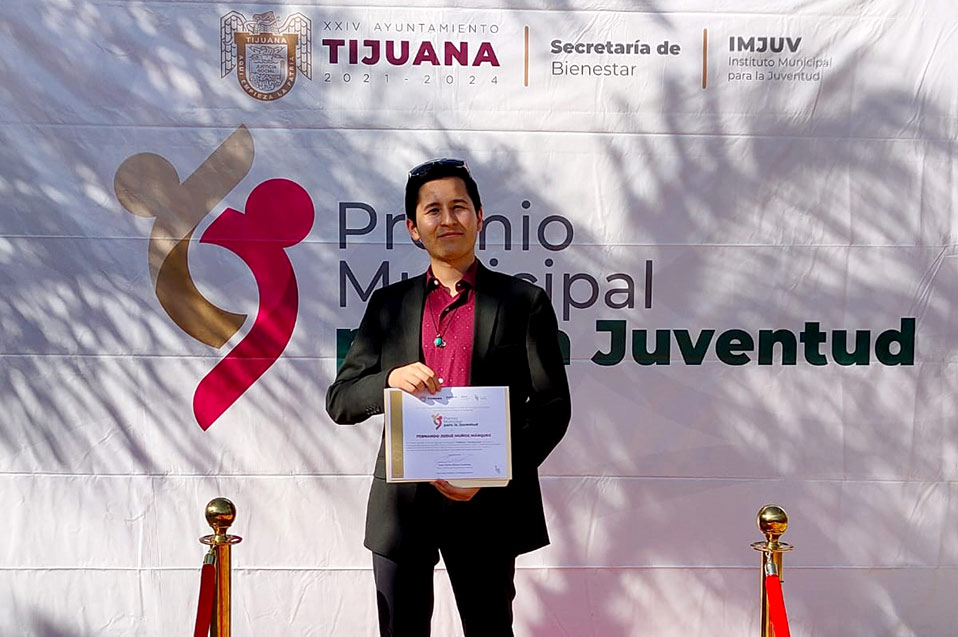 Fernando Muñoz gana premio Municipal de la Juventud 2024