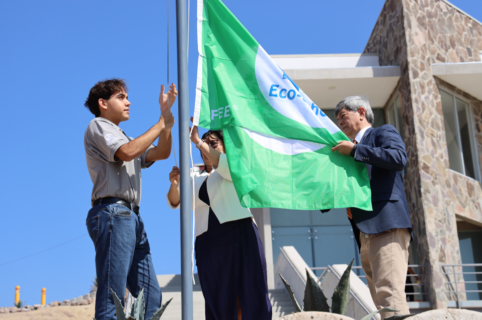 Izan Green Flag en CETYS Ensenada: Representa el compromiso del Campus con la sustentabilidad