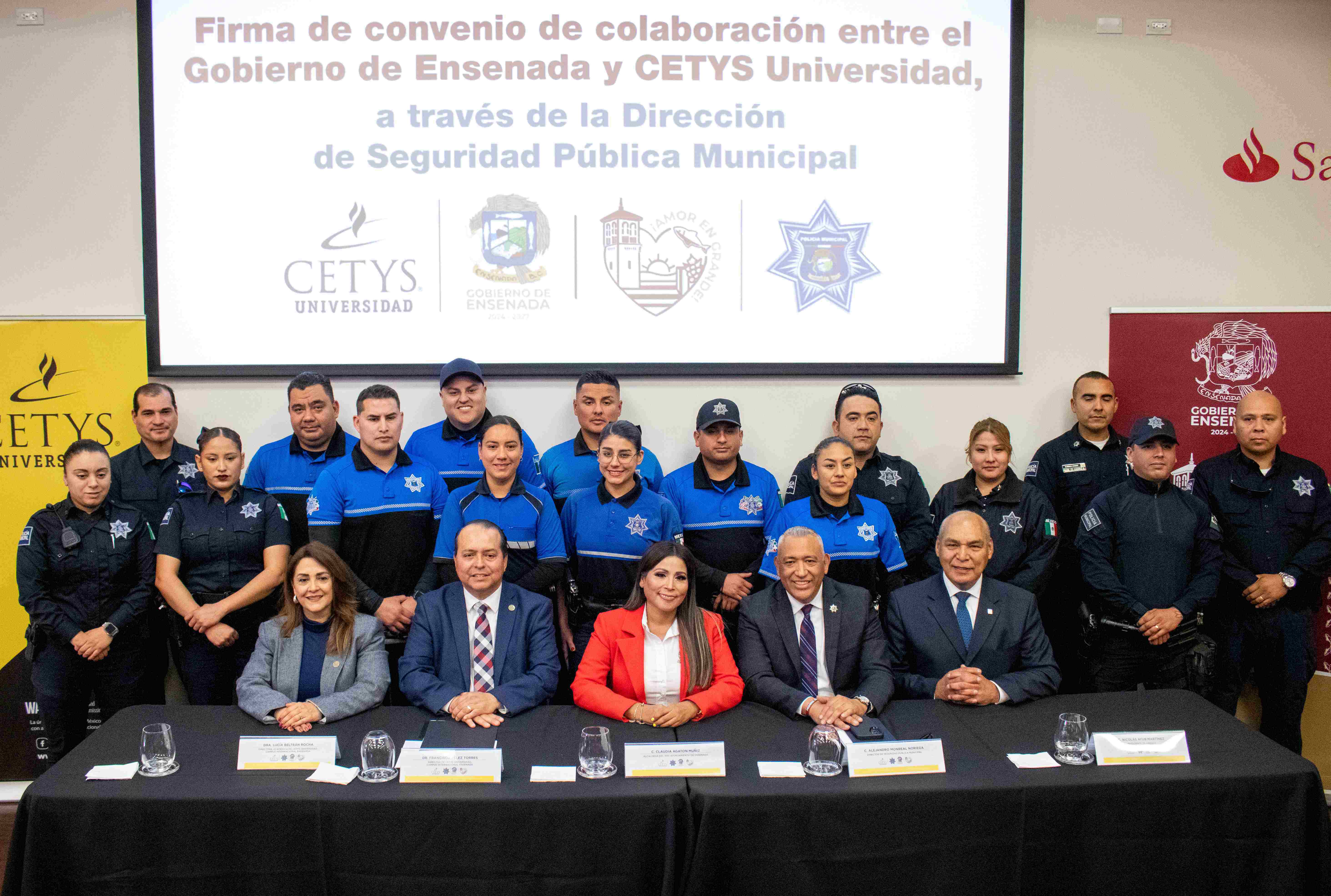 CETYS Universidad y el Gobierno de Ensenada, a través de la Dirección de Seguridad Pública Municipal firman convenio de colaboración