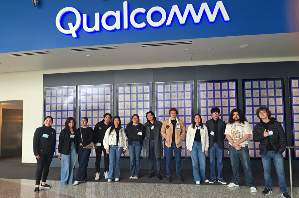 Grupo estudiantil CREI conoce instalaciones de Qualcomm en San Diego