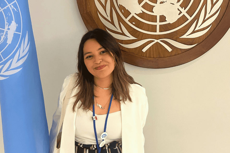 Karla Baños vive experiencia en la ONU y se prepara como agente de cambio