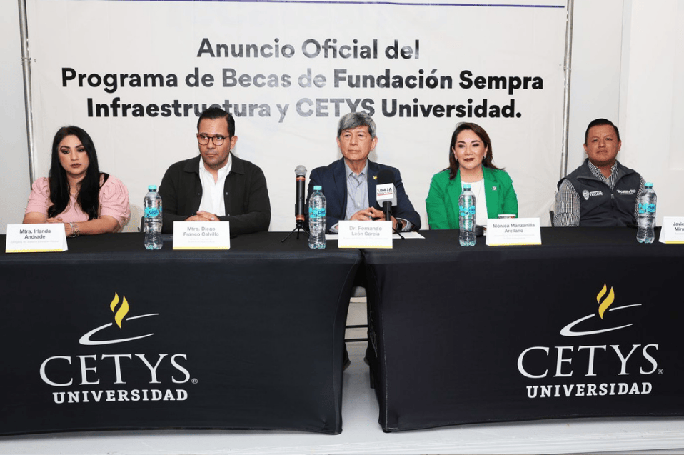 Fundación Sempra Infraestructura y CETYS Universidad lanzan nueva beca del 100% para estudios profesionales de jóvenes de tecate