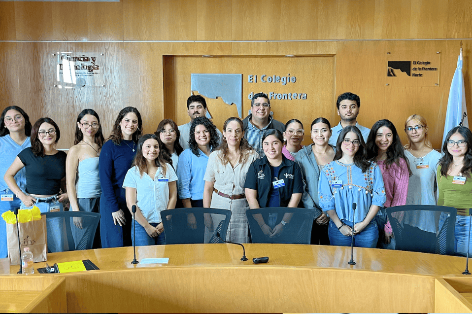 Estudiantes del programa Semilleros de Investigación de CETYS visitan El Colegio de la Frontera Norte