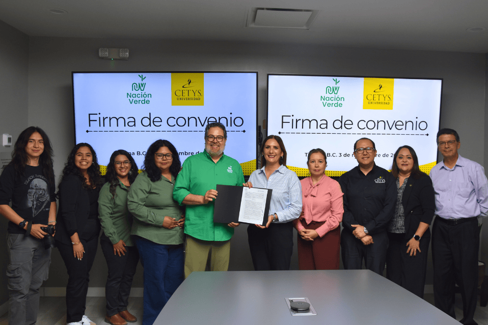 CETYS Tijuana firma convenio de colaboración con Nación Verde