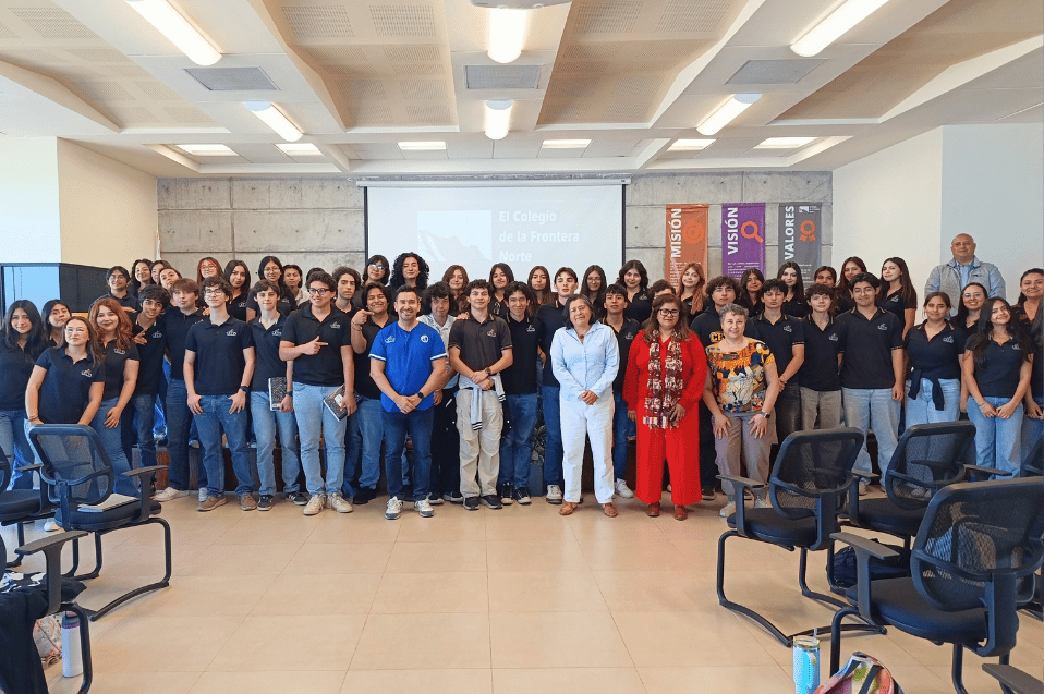 Estudiantes de Bachillerato Internacional aprenden sobre investigación científica en El Colef