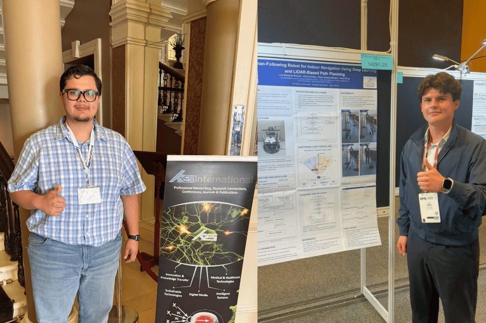 De estudiar Ingeniería en Ciencias Computacionales, ahora presentan investigaciones en Europa