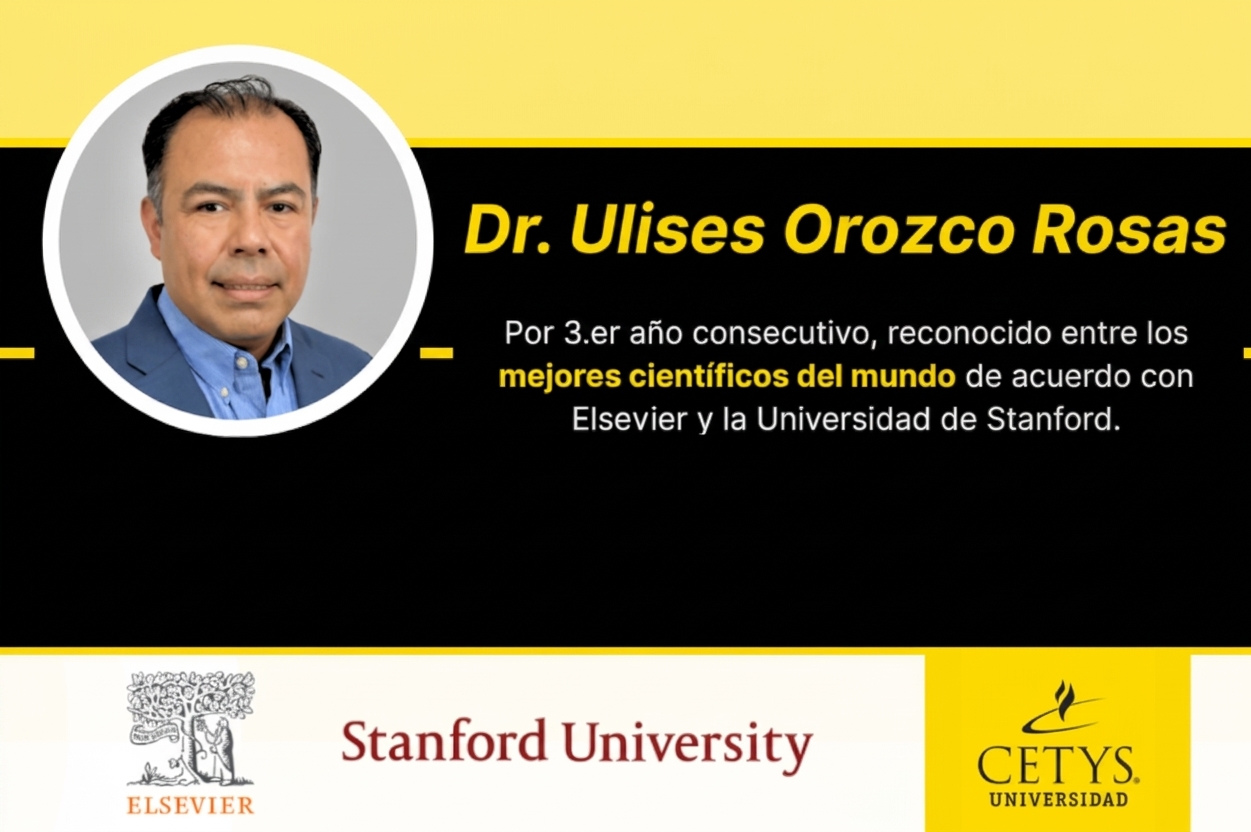 Dr. Ulises Orozco Rosas por 3.er año consecutivo en la lista del 2% de los mejores científicos del mundo