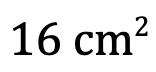 9. Indica el área de la región sombreada que está dentro del cuadrado de 5 cm de lado.