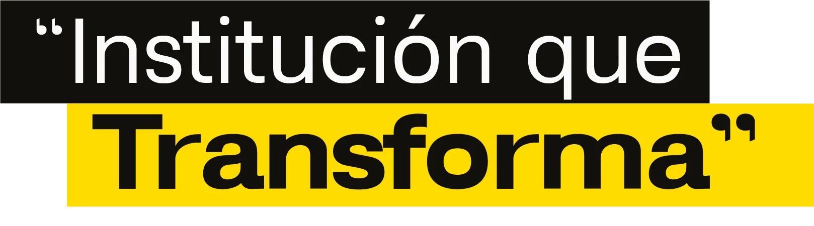 Institución que Transforma